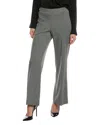 Anne Klein Pull-on Wide Leg Trouser In Gray