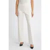 Anne Klein Women's High-rise Pull-on Bootcut Pants In Anne White