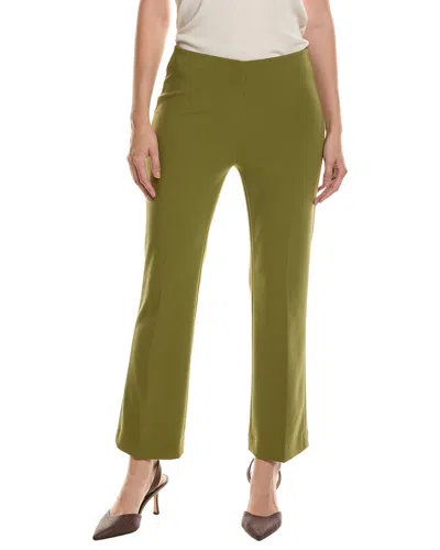Anne Klein Pull-on Kick Flare Ankle Pant In Green