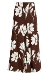 Anne Klein Plus Size Hardware Pull-on Crop Pants In Brown