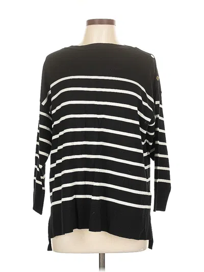 Pre-owned Anne Klein Pullover Sweater In Black