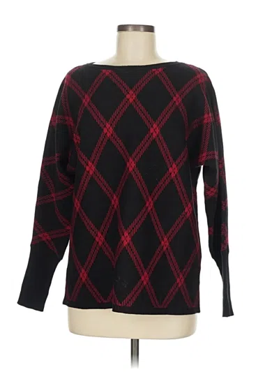 Pre-owned Anne Klein Pullover Sweater In Black