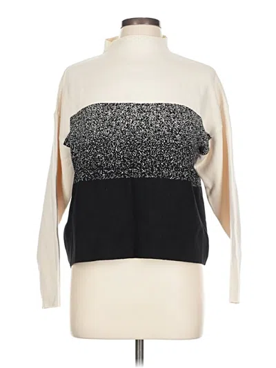 Pre-owned Anne Klein Pullover Sweater In Black