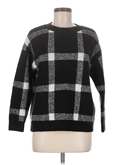 Pre-owned Anne Klein Pullover Sweater In Black