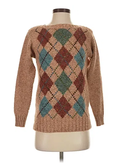 Pre-owned Anne Klein Pullover Sweater In Brown