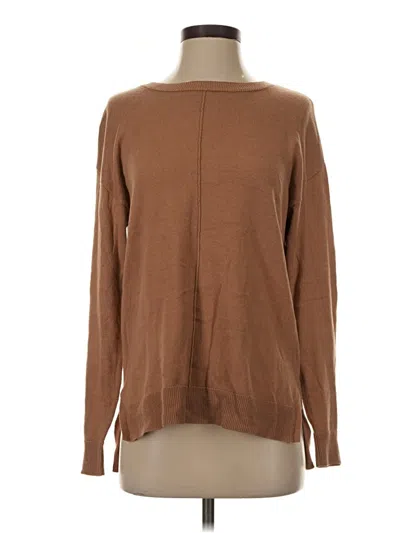 Pre-owned Anne Klein Pullover Sweater In Brown