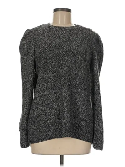 Pre-owned Anne Klein Pullover Sweater In Gray