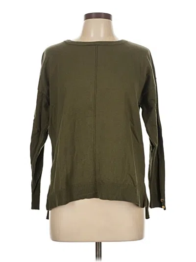 Pre-owned Anne Klein Pullover Sweater In Green