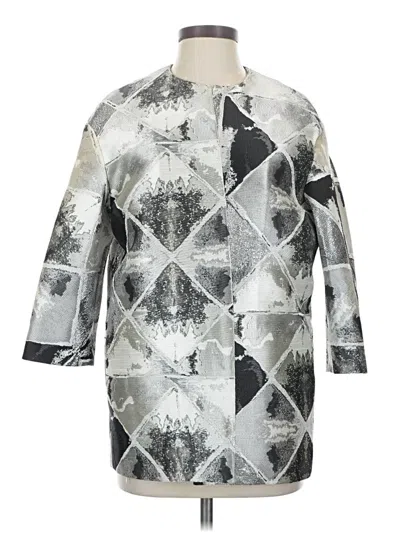 Pre-owned Anne Klein Raincoat In Silver