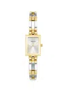 Anne Klein Rectangular-case 16mm Watch In Gold