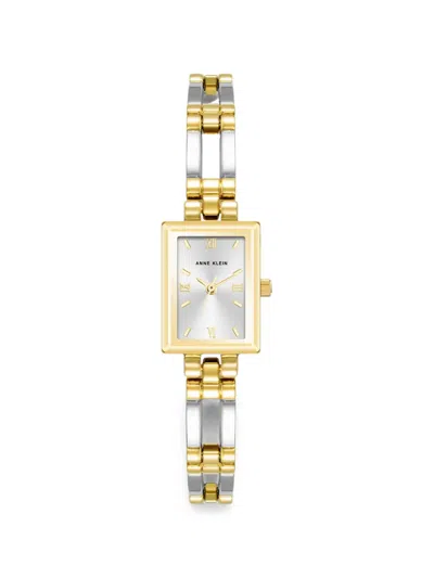 Anne Klein Rectangular-case 16mm Watch In Silber
