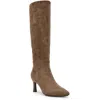 Anne Klein Rene Womens Zipper Faux Suede Knee-high Boots