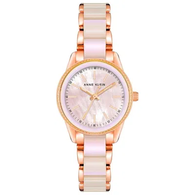 Anne Klein Resin Bracelet Ladies Watch In Gold