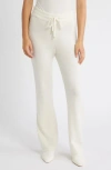 Anne Klein Rib Wide Leg Pants In Anne White