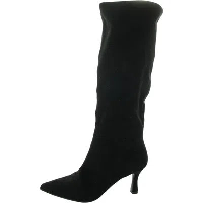 Anne Klein Rizzo Womens Tall Dressy Knee-high Boots In Black