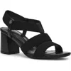 Anne Klein Robenia Woven Banded Block Heel Sandal
