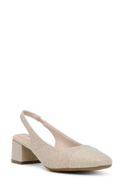 Anne Klein Rooney Slingback Pump In Platinum