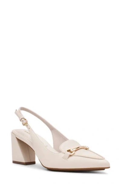 Anne Klein Royce Slingback Pointed Toe Pump In Brown