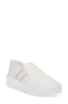 Anne Klein Runway Platform Slip-on Sneaker In White