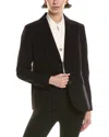 Anne Klein One Button Jacket In Black