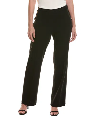 Anne Klein Sailor Wide Leg Pant In Black
