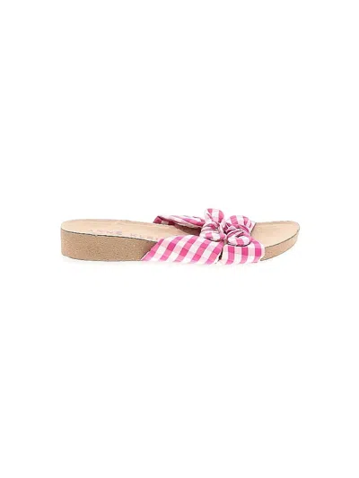 Pre-owned Anne Klein Sandals In Pink