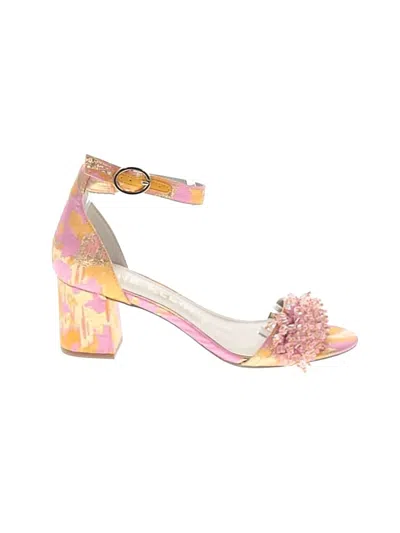 Pre-owned Anne Klein Sandals In Pink