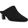 Anne Klein Sarafena Mule In Black Stretch