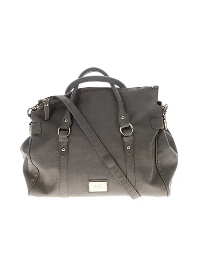 Pre-owned Anne Klein Satchel In Gray