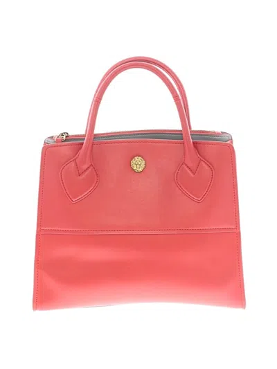 Pre-owned Anne Klein Satchel In Red