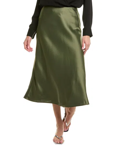 Anne Klein Satin Biased Flare Skirt