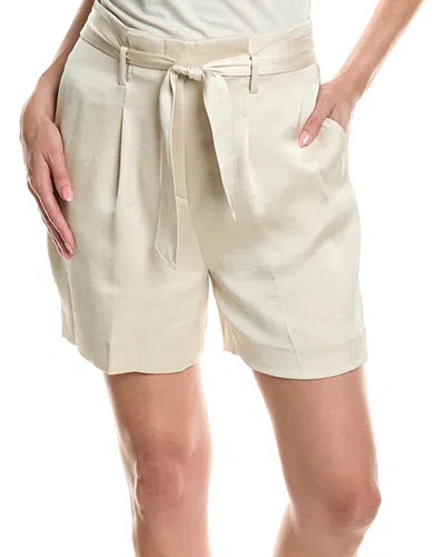 Anne Klein Satin Short In White