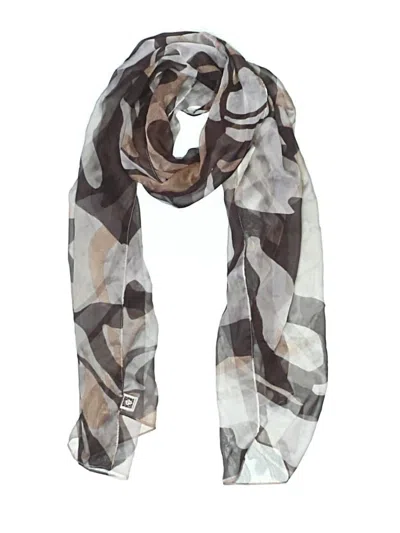 Pre-owned Anne Klein Scarf In Gray