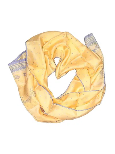 Pre-owned Anne Klein Scarf In Orange