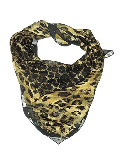 Pre-owned Anne Klein Scarf In Yellow