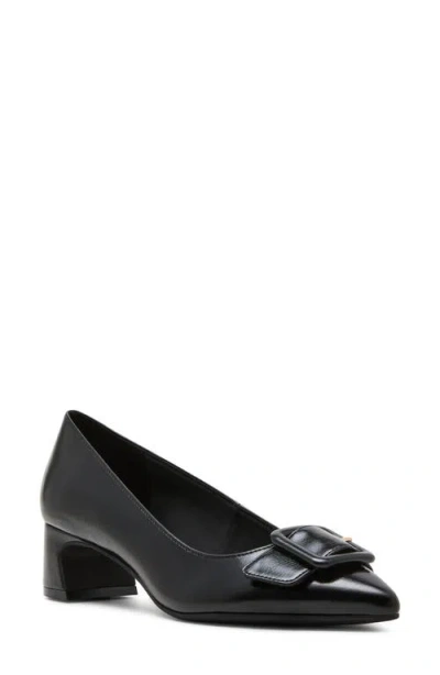 Anne Klein Senara Buckle Pointed Toe Pump In Black