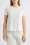Anne Klein Sequin Mesh Top