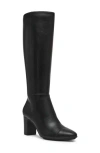 Anne Klein Serafina Cap Toe Tall Boot In Black