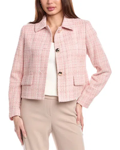 Anne Klein Short Jacket In Pink