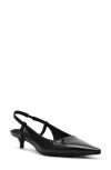 Anne Klein Shorty Slingback Pump In Black