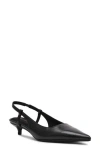 Anne Klein Shorty Slingback Pump In Black