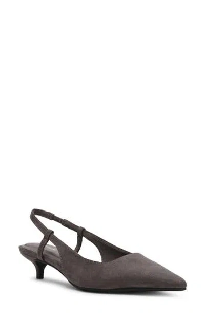 Anne Klein Shorty Slingback Pump In Gray