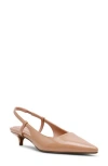 Anne Klein Shorty Slingback Pump In Nude