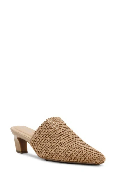Anne Klein Sianna Mule In Tan Knit