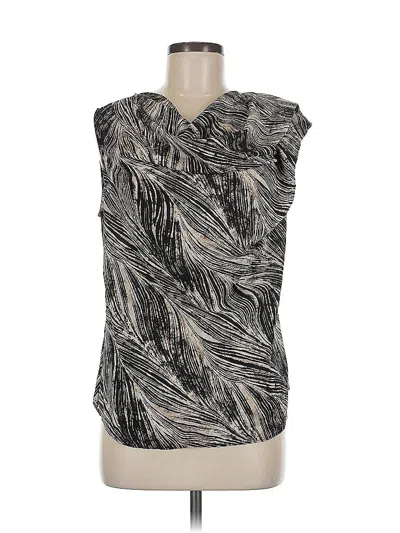 Pre-owned Anne Klein Sleeveless Blouse In Black