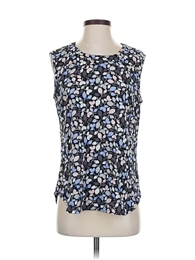 Pre-owned Anne Klein Sleeveless Blouse In Blue