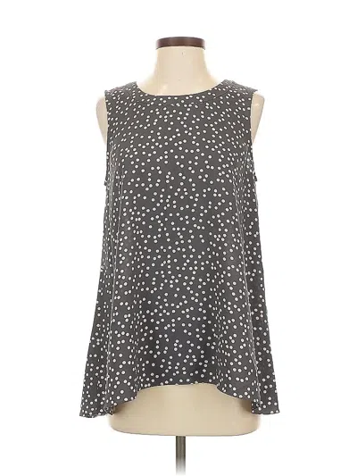 Pre-owned Anne Klein Sleeveless Blouse In Gray