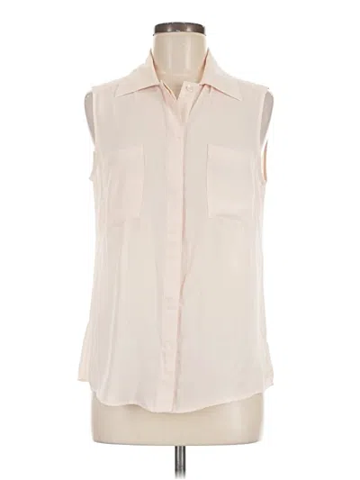 Pre-owned Anne Klein Sleeveless Blouse In Ivory