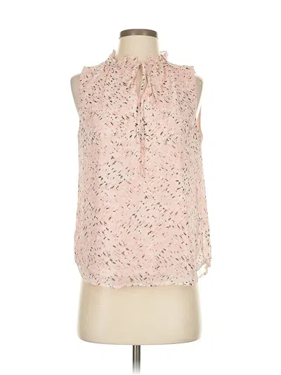Pre-owned Anne Klein Sleeveless Blouse In Pink