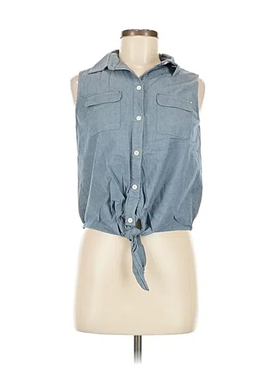 Pre-owned Anne Klein Sleeveless T-shirt In Blue